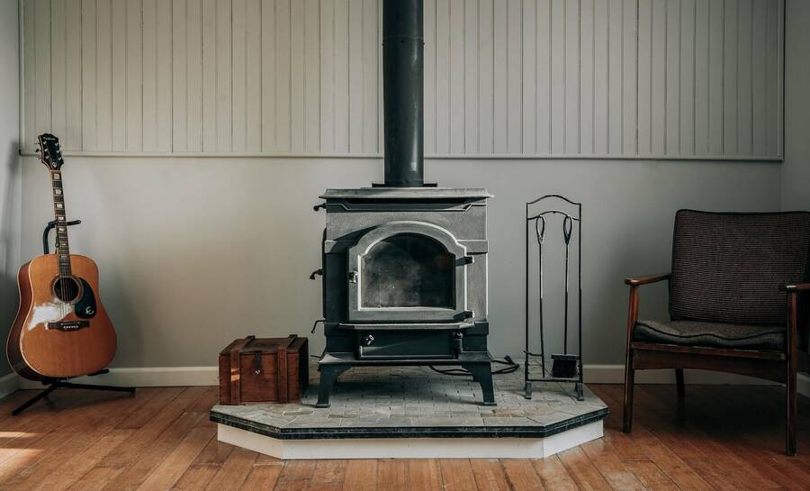 Wood stove hearth pad r values