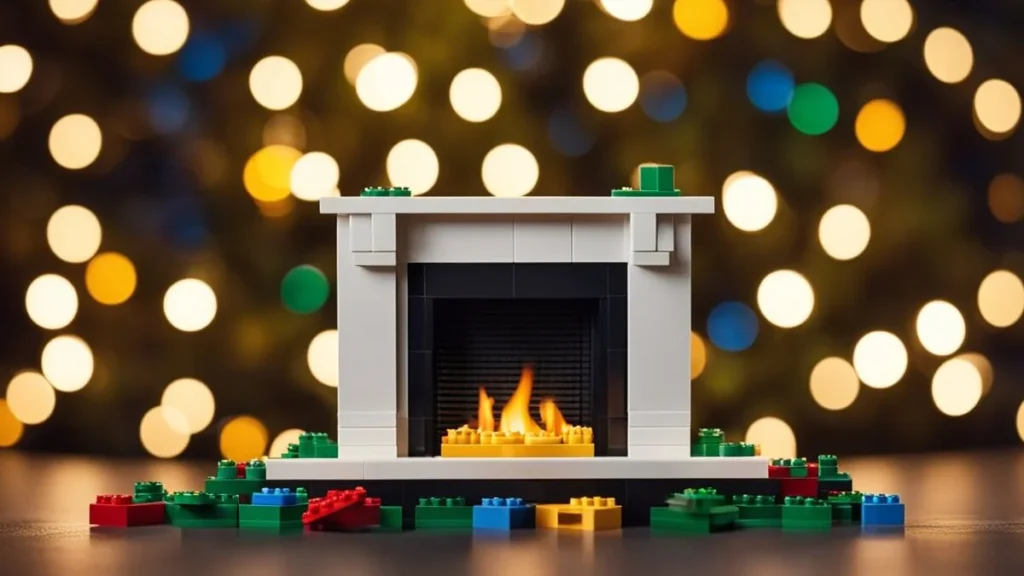 Lego Wood Burning Fireplace