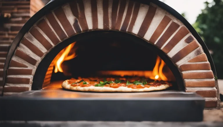 Wood fired pizza oven temperature
